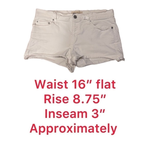 Gap white shorts denim size 27 - Picture 4 of 8